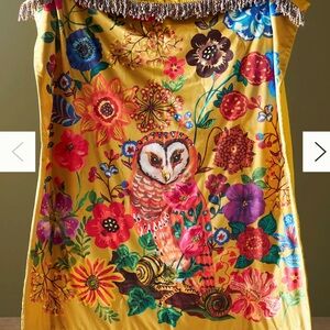 Nathalie Lete Velvet Throw Blanket NWT - Current in store now for $148